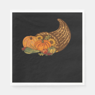 Servilleta De Papel Thankde Cornucopia Classic T-Shirt