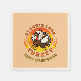 Servilleta De Papel Thanksgiving Steve's Lava Turkey Plate