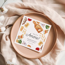 Servilleta De Papel That's Amore Italian Script Bridal Shower