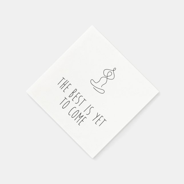 Servilleta De Papel The Best is yet to come (Borde)