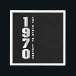 Servilleta De Papel The Birth Of Legends 1970 50 th Birthday Gift<br><div class="desc">This "The Birth Of Legends 1970 50 th Birthday Gift" is the perfect design for people celebrating their 50 th Birthday. Great gift idea for Christmas,  Birthdays and Any Occasions</div>