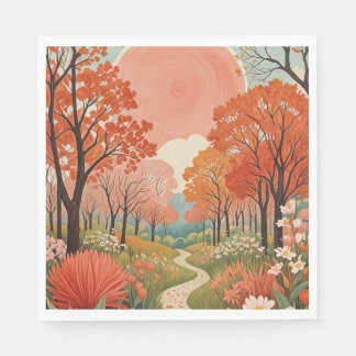 Servilleta De Papel  The Coral Sun Path