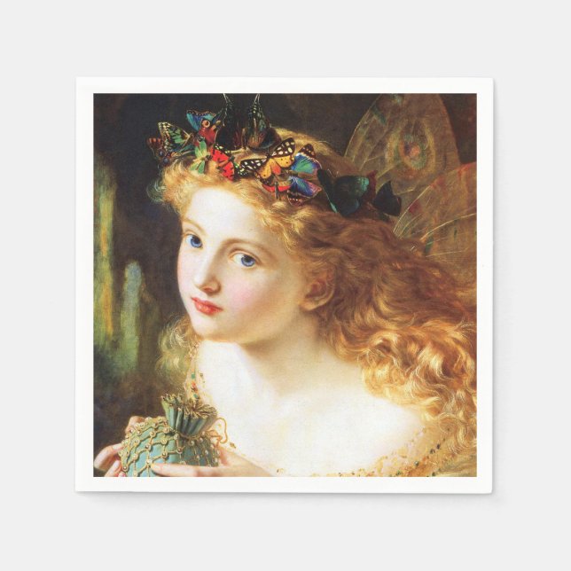 Servilleta De Papel The Fairy Queen - Sophie Anderson (Anverso)