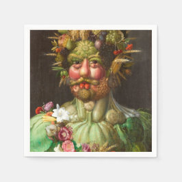 Servilleta De Papel The Four Seasons: Vertumnus - Giuseppe Arcimboldo