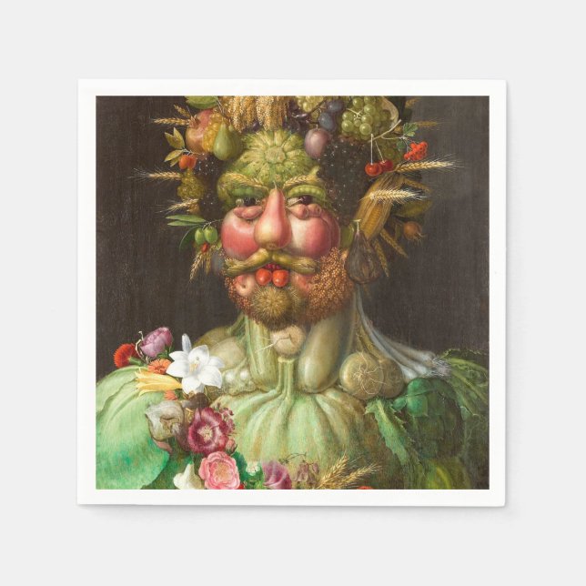Servilleta De Papel The Four Seasons: Vertumnus - Giuseppe Arcimboldo (Anverso)