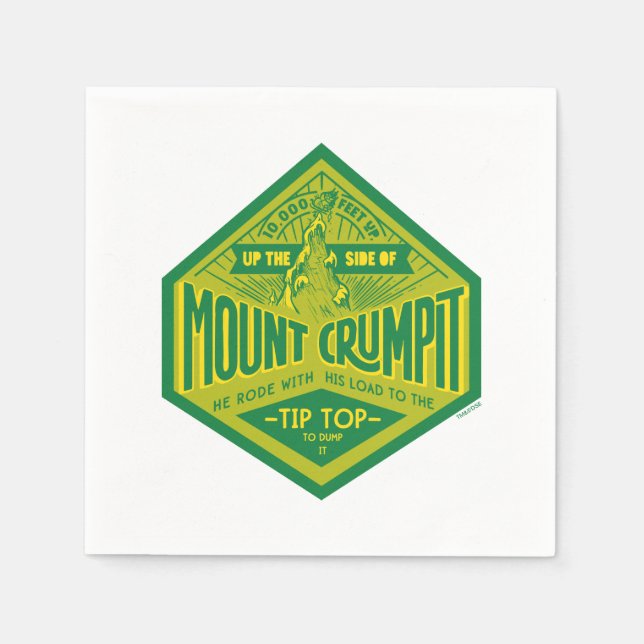 Servilleta De Papel The Grinch | Mount Crumpit (Anverso)