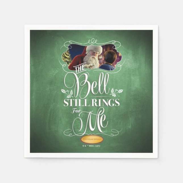 Servilleta De Papel The Polar Express | "The Bell Still Rings For Me" (Anverso)