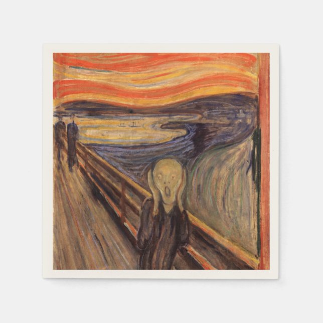 Servilleta De Papel The Scream - Edvard Munch (Anverso)