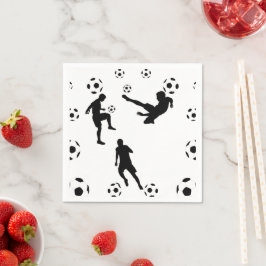 Servilleta De Papel The World of Football Paper Napkin