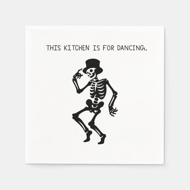 Servilleta De Papel This Kitchen is for Dancing (Anverso)