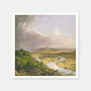 Servilleta De Papel Thomas Cole El Oxbow El Río Connecticut