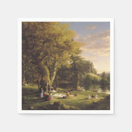 Servilleta De Papel Thomas Cole La merienda campestre