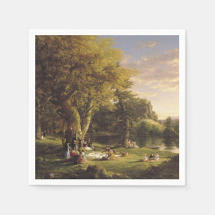 Servilleta De Papel Thomas Cole La merienda campestre