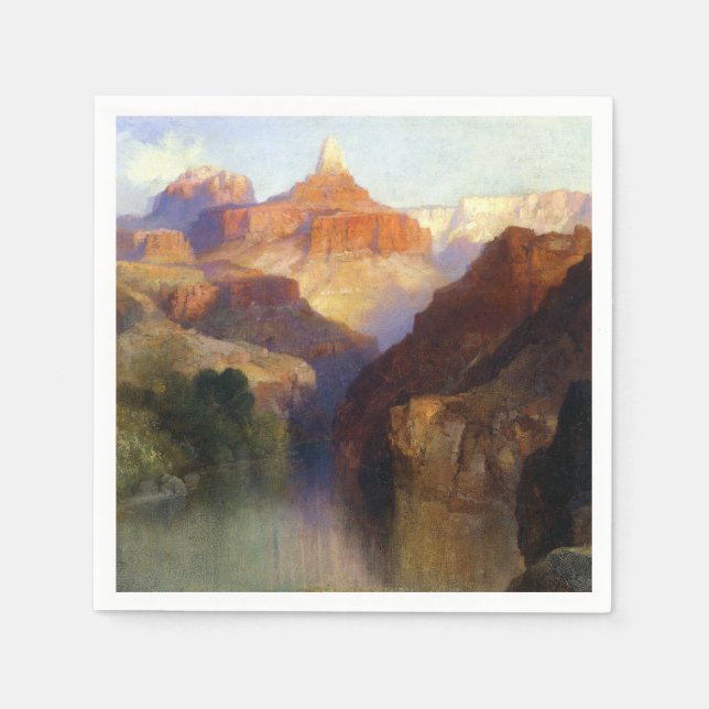 Servilleta De Papel Thomas Moran Zoroaster Peak (Anverso)