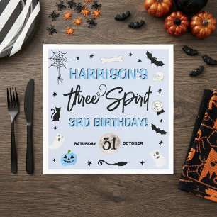 Servilleta De Papel Three Spirit! Cumpleaños de Halloween de niños de