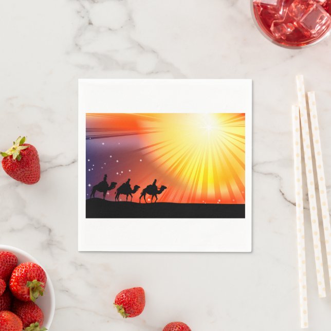 Servilleta De Papel Three Wise Men Paper Napkins (In situ)