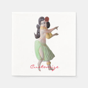 Servilleta De Papel Thunder_Cove, bailarina hawaiana de hula