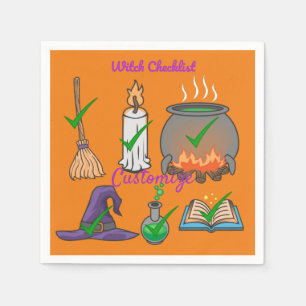 Servilleta De Papel Thunder_Cove de la lista de comprobación de la bru