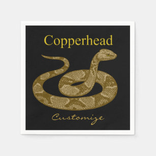 Servilleta De Papel Thunder_Cove de serpiente de copo enrollado