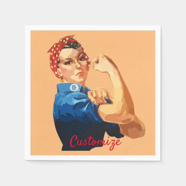 Servilleta De Papel Thunder_Cove (Empoderamiento femenino) (Anverso)