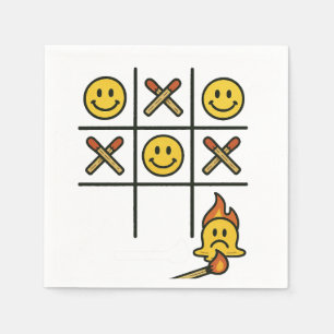 Servilleta De Papel Tic Tac Toe
