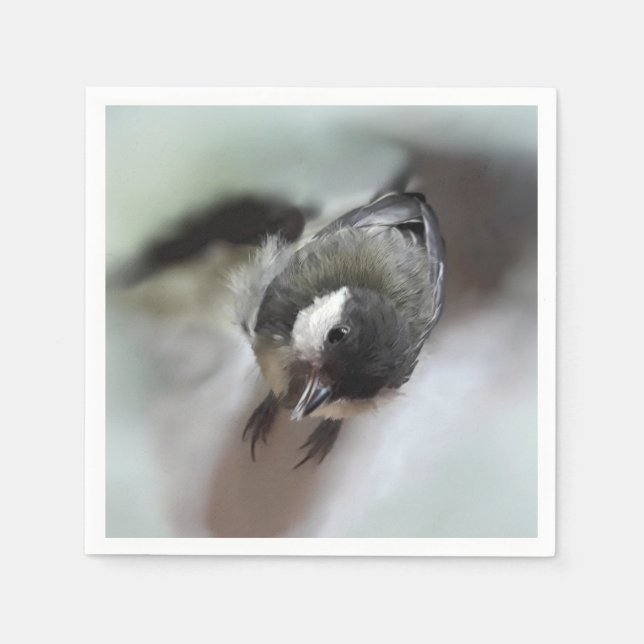 Servilleta De Papel Tidi my Bird the Parus Major (Anverso)