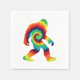 Servilleta De Papel Tie Dye Bigfoot