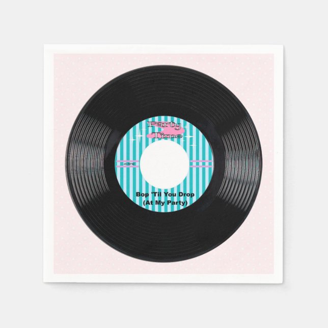 Servilleta De Papel Tiempo de fiesta (Anverso)