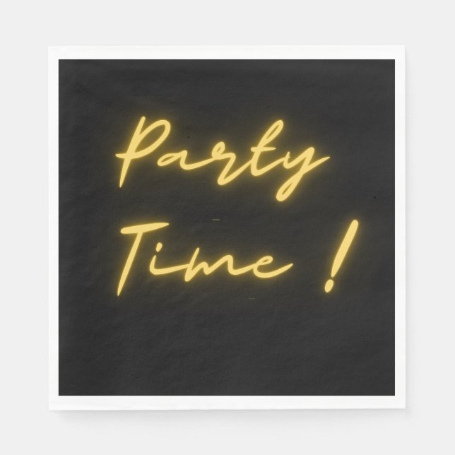 Servilleta De Papel Tiempo de fiesta (Anverso)