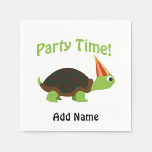 Servilleta De Papel ¡Tiempo de fiesta! Tortuga