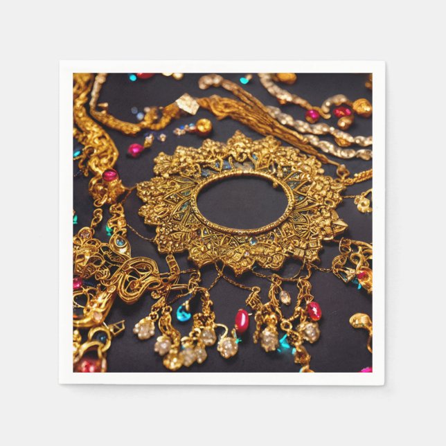 Servilleta De Papel Tiempo de oro (Anverso)