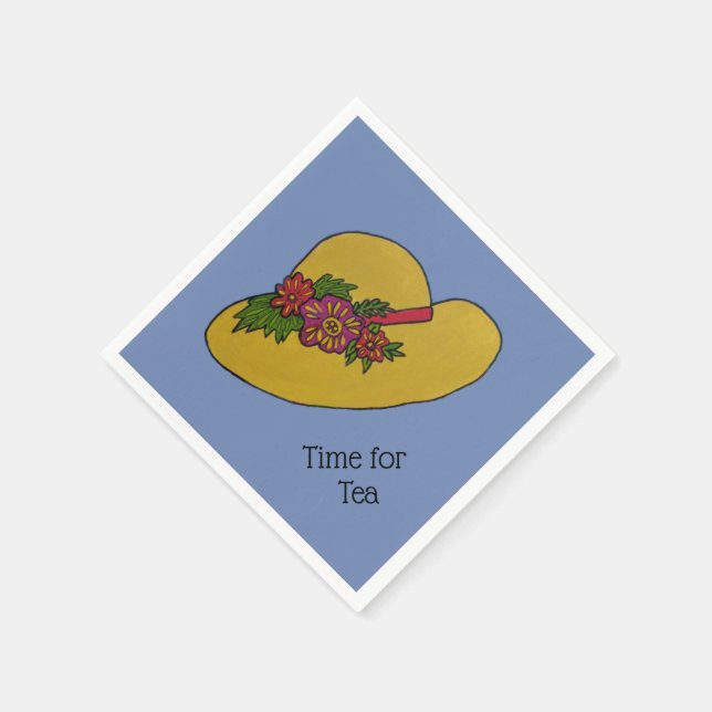 Servilleta De Papel Tiempo de té (Borde)