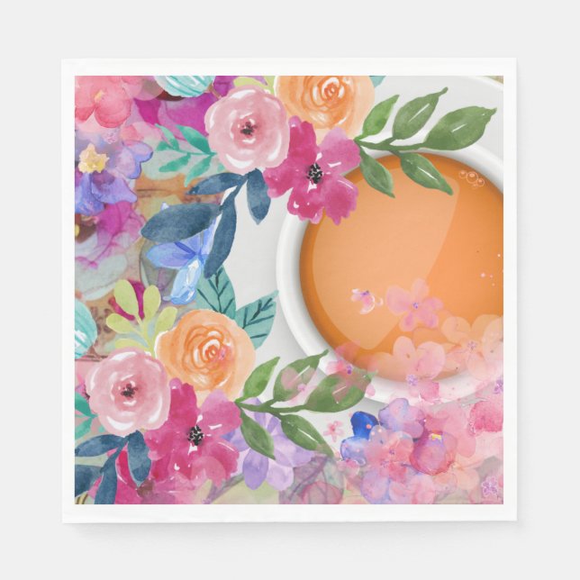 Servilleta De Papel Tiempo de té (Anverso)