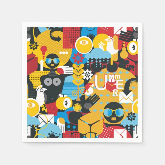 Servilleta De Papel Tiempo de verano (Anverso)