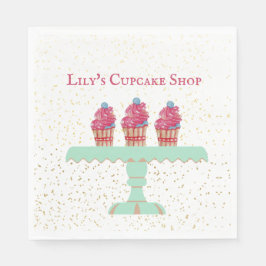 Servilleta De Papel Tienda de pasteles de personalizable