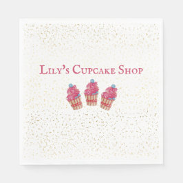 Servilleta De Papel Tienda de pasteles de personalizable