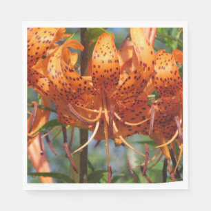 Servilleta De Papel Tiger Lilies, el día lluvioso