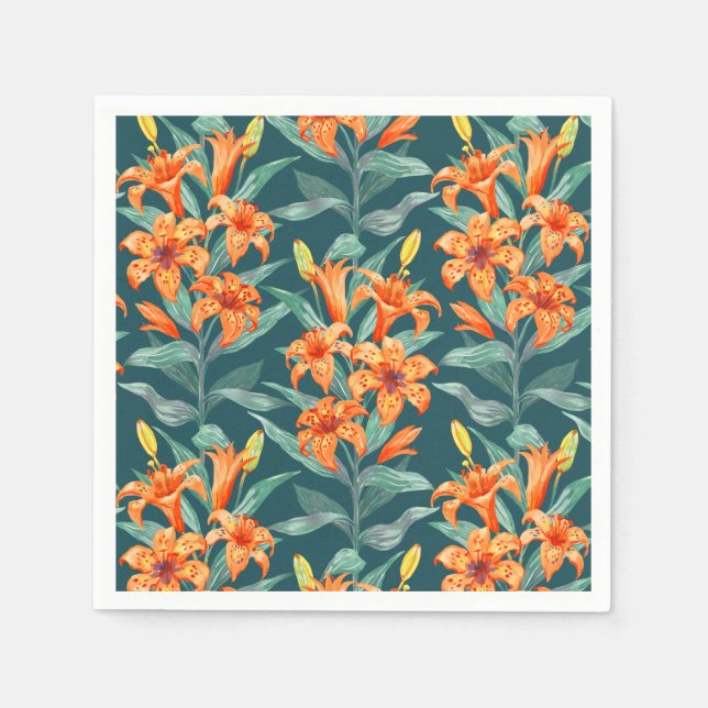 Servilleta De Papel Tiger Lily (Anverso)