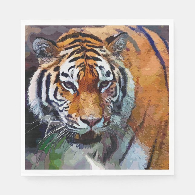 Servilleta De Papel Tigre (Anverso)