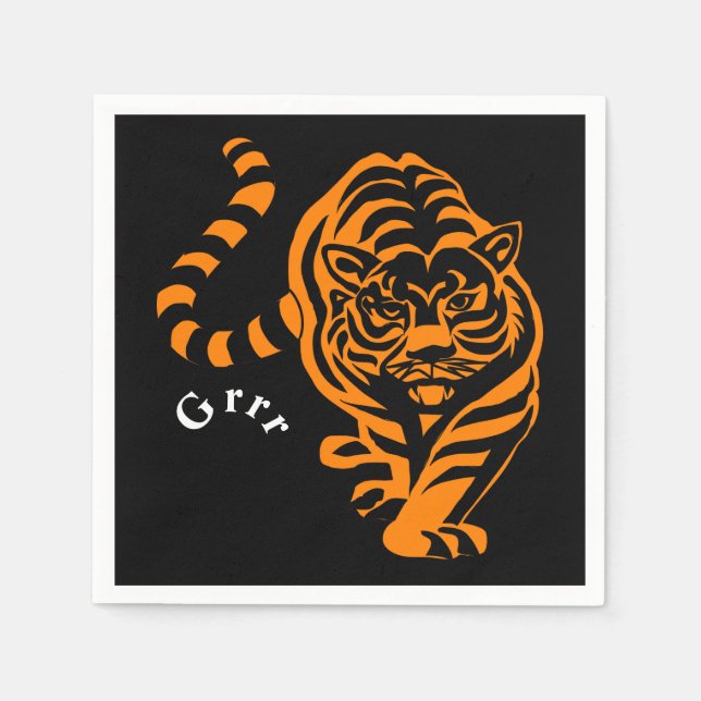 Servilleta De Papel Tigre (Anverso)