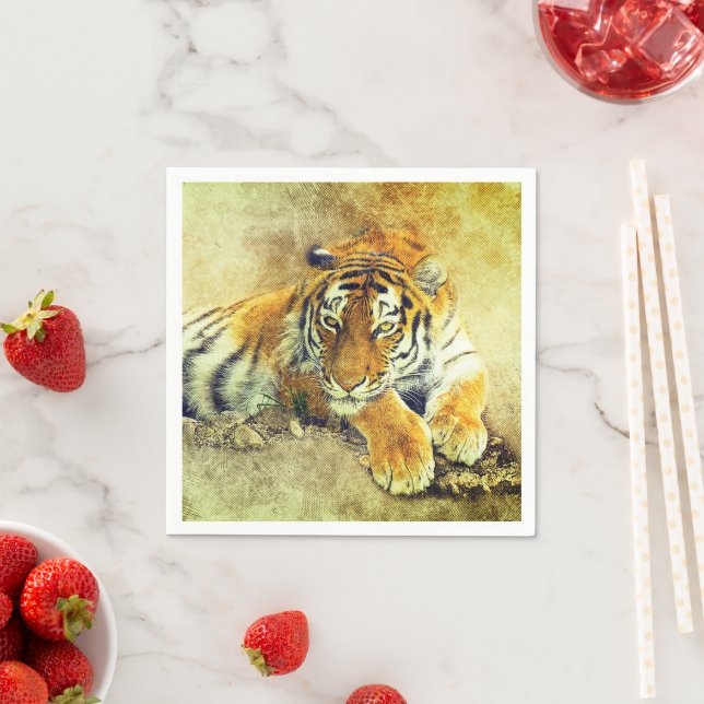 Servilleta De Papel Tigre (In situ)