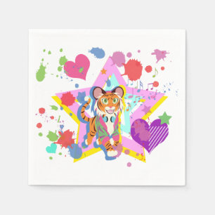 Servilleta De Papel Tigre Cub