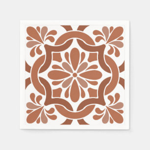 Servilleta De Papel Tile Boda Tile Rústico Toscana Tableware