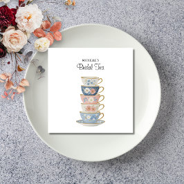Servilleta De Papel Time for Tea Bridal Shower Paper Napkin