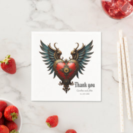 Servilleta De Papel Timeless love, surreal elegance in steampunk style