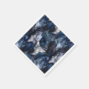 Servilleta De Papel Tinta Alcoholica Azul Marino Crepuscular, Lavanda 