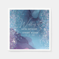 Tinta de alcohol azul y púrpura con mística purpur