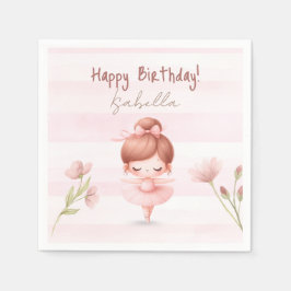 Servilleta De Papel Tiny Twirls – Ballerina