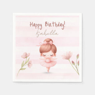 Servilleta De Papel Tiny Twirls – Ballerina