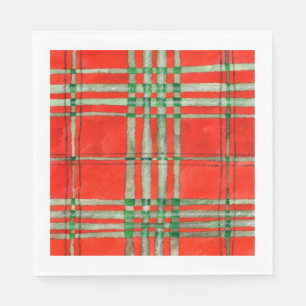 Servilleta De Papel TIPO ROJO SCOTT TARTAN Ropa de papel de almuerzo e